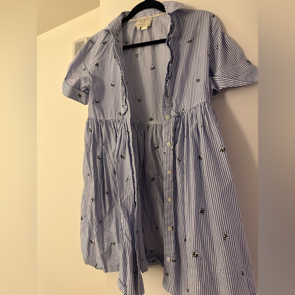 Kate Spade Blue Striped Mini Dress
